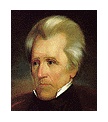 Photo:  Andrew Jackson, 7th President of the United States (2 terms)